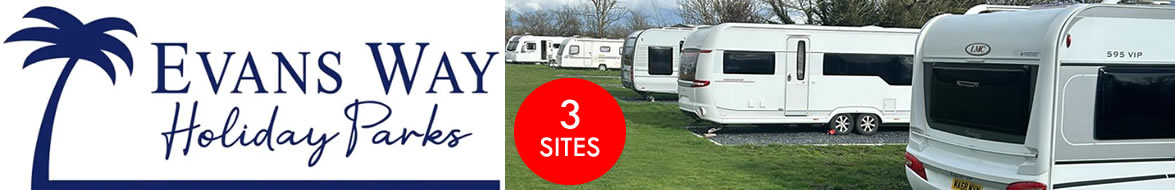 Evans campsite and caravan park near Pwllheli in North Wales
