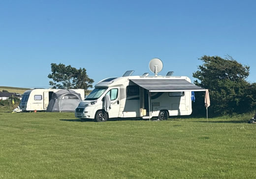 Tent camping North Wales