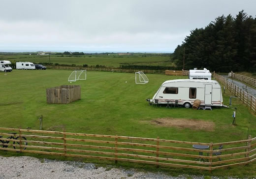 Holiday accommodation at Bryn Llan Campsite