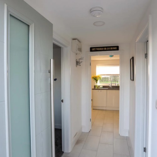 Double bedroom at Tyn Fridd Studio